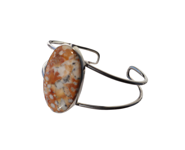 Deer Fawn Jasper cuff - Image 2