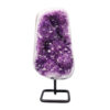Amethyst cluster on stand
