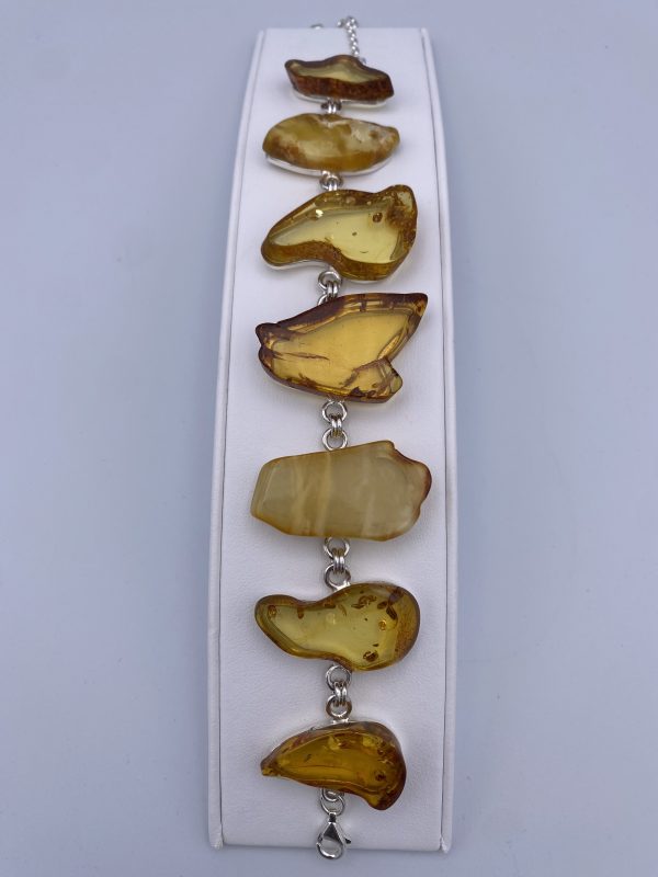 Amber Slice Bracelet – The Lizzadro Museum of Lapidary Art