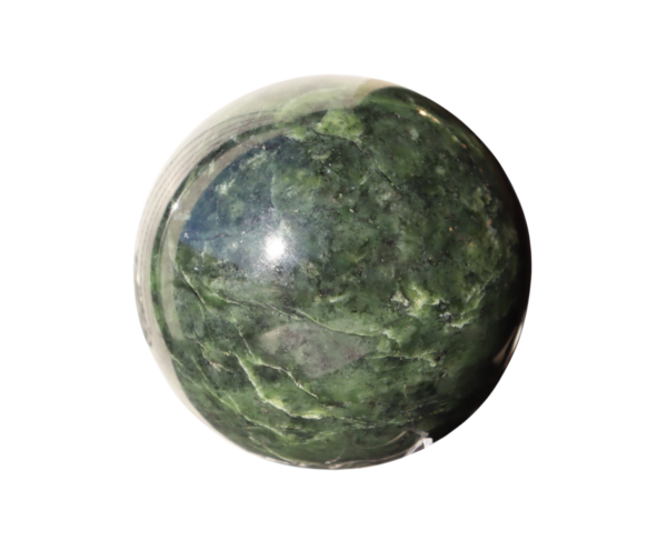 Wyoming Nephrite Jade sphere - Image 2