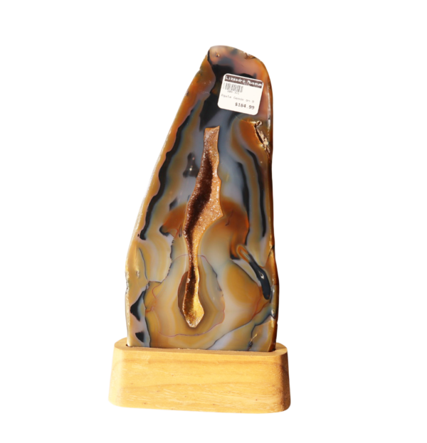 Agate Geode with stand