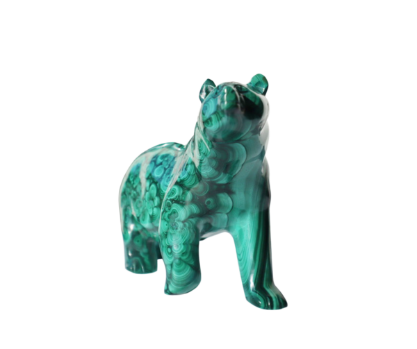 Malachite Bear carving - Image 2