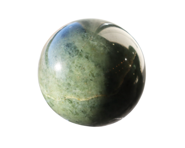 Wyoming Nephrite Jade sphere - Image 2