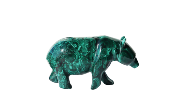 Malachite Bear carving - Image 3