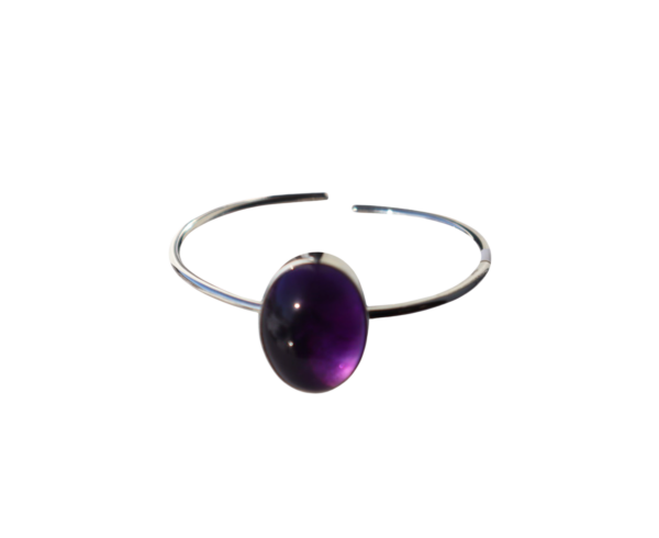 Amethyst cuff