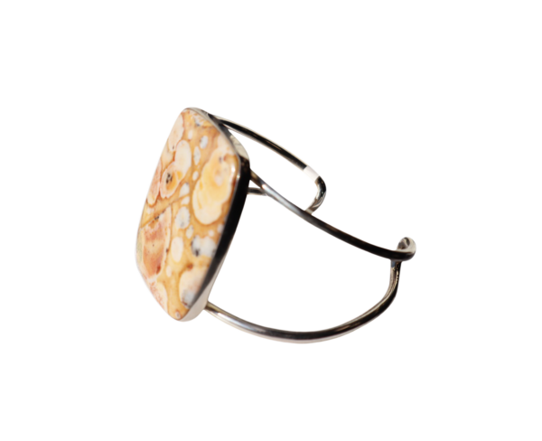 Deer Fawn Jasper cuff - Image 2