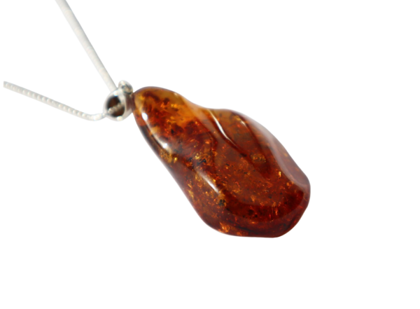 Amber freeform pendant - Image 2