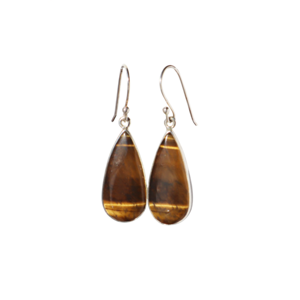 Tiger eye earrings