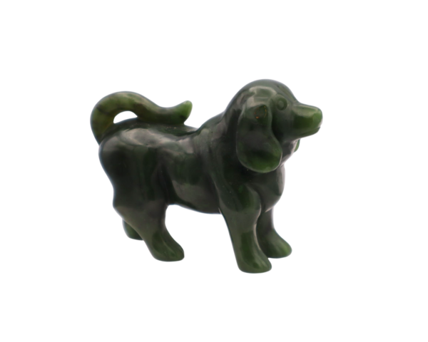 Polar Jade Dog carving