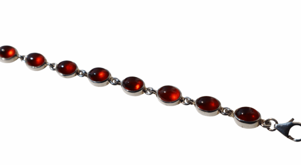 Hessonite Garnet bracelet - Image 2