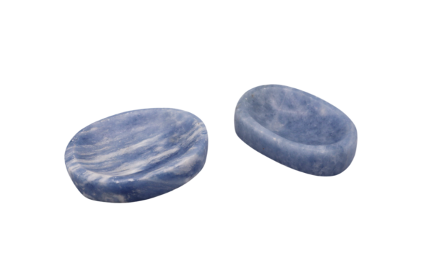 Blue Calcite soap dishes