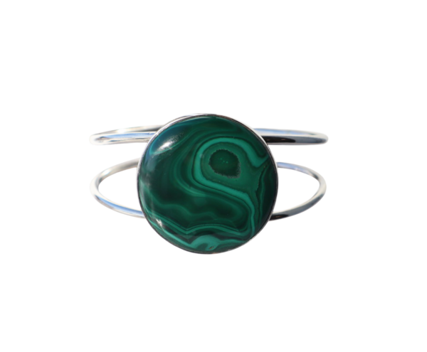 Malachite round Cuff