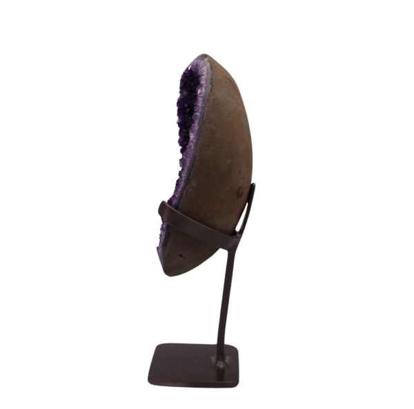 Amethyst geode on stand - Image 2