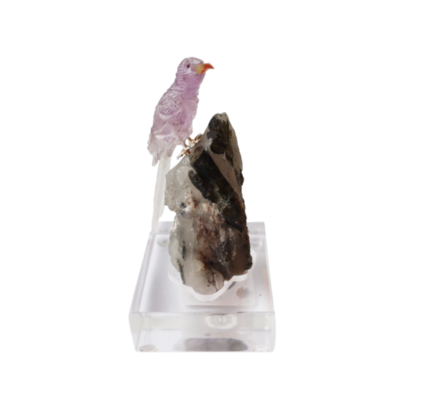 Amethyst hummingbird carving by Peter Muller - Image 3