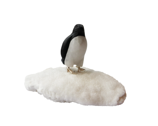 Dolomite Penguin carving by Peter Muller