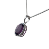 Amethyst oval pendant - Image 2