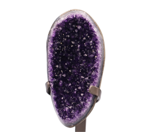 Amethyst geode on stand - Image 4