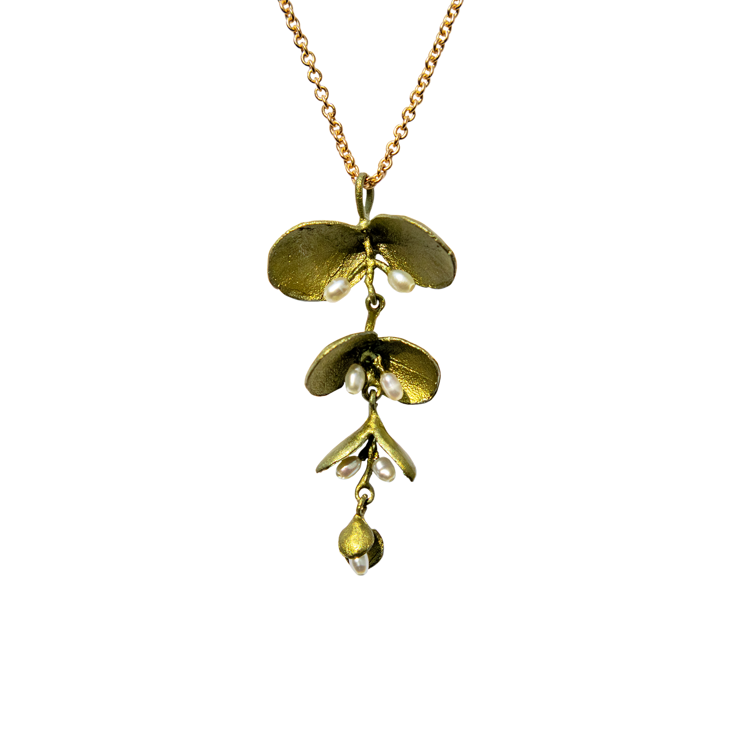 Eucalyptus seed necklace