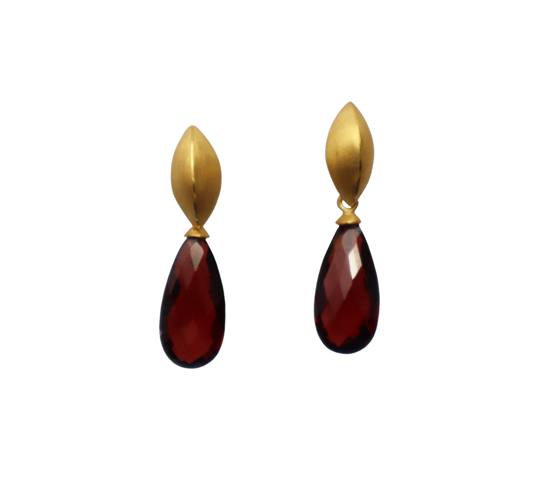 Garnet earrings