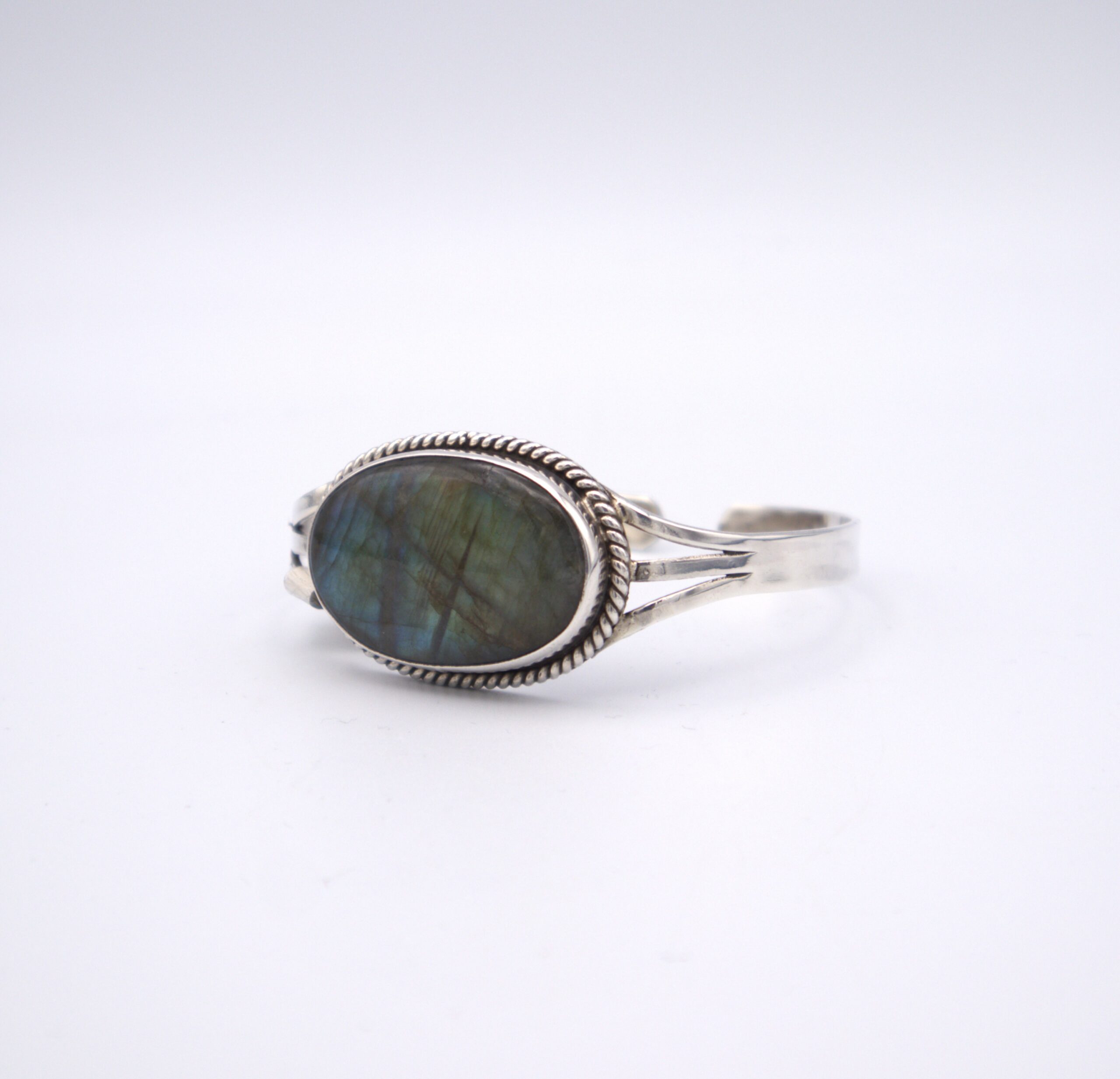 •RADIATE• labradorite + silver cuff