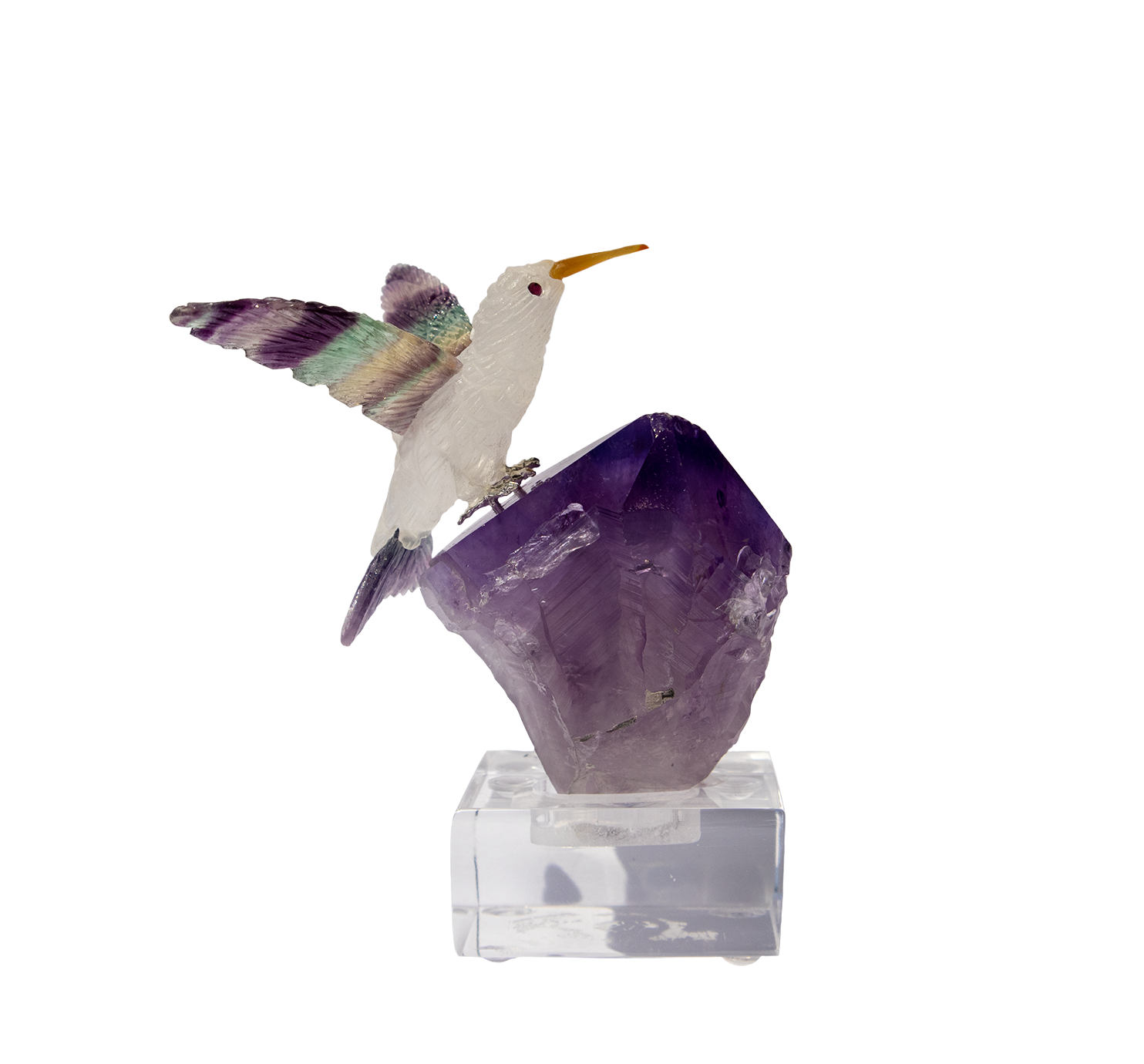 Quartz hummingbird by Peter Muller - Image 3