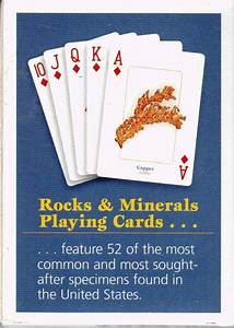 Gems & Minerals Playing Cards 